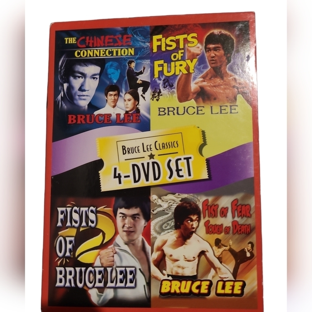 𝅺bruce LEE CLASSICS 4 DVD Box Set Sealed